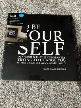 “To Be Your Self” Inspirational Wall Plaque